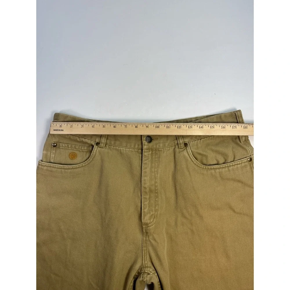 Beretta Jeans Men's Size 38 / 36x26 Relaxed Fit Straight Leg Khaki Tan Hunting